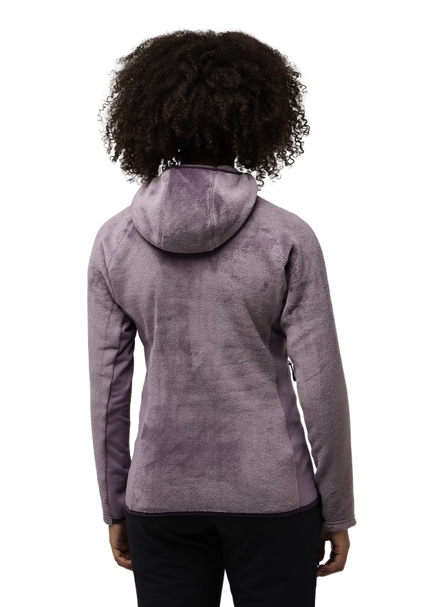 Jack Wolfskin Rotwand Hooded Fz Fleece Jassen Dames Paars | 71258681
