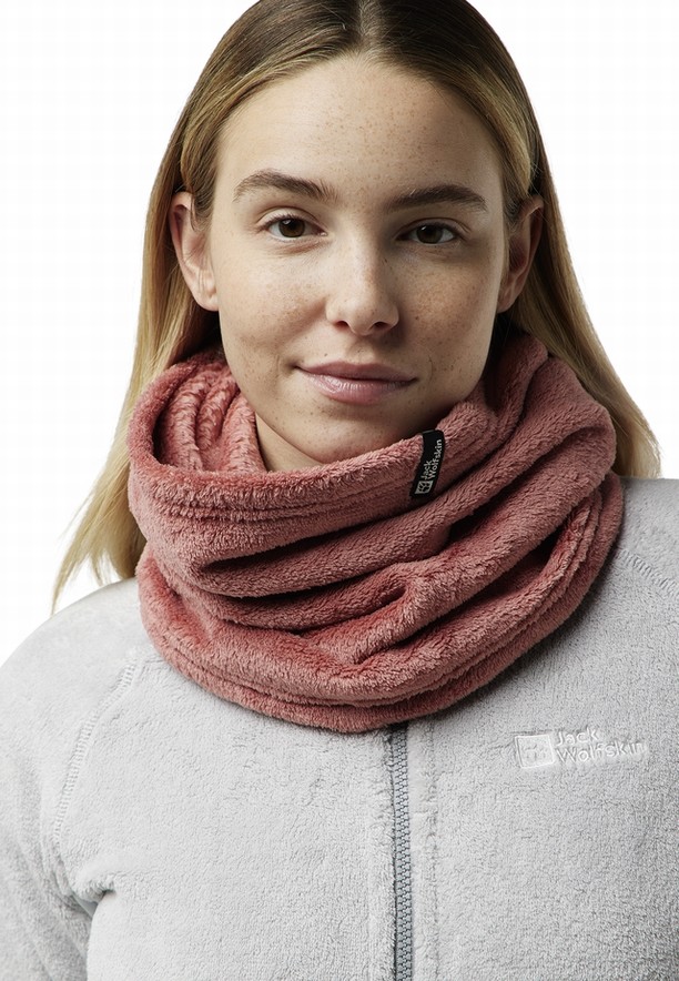 Jack Wolfskin Rotwand Loop Nek Warmer Dames Rood | 82920216