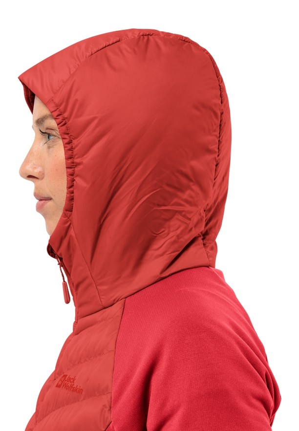 Jack Wolfskin Routeburn Pro Hybrid Jassen Dames Rood | 84891034