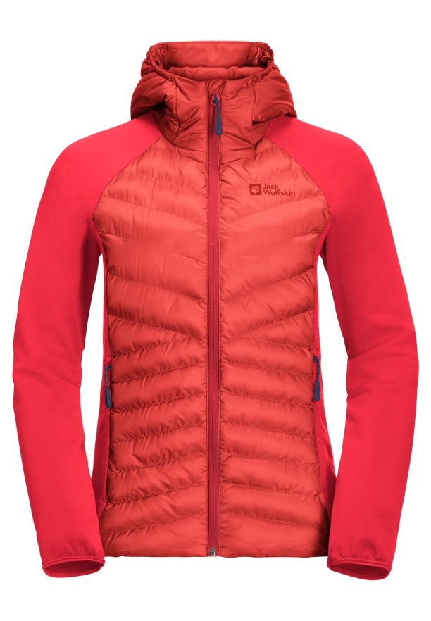 Jack Wolfskin Routeburn Pro Hybrid Jassen Dames Rood | 84891034