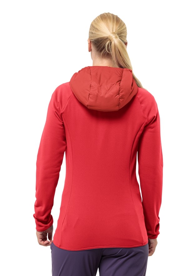 Jack Wolfskin Routeburn Pro Hybrid Jassen Dames Rood | 84891034