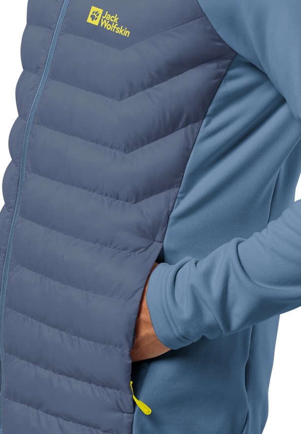 Jack Wolfskin Routeburn Pro Hybrid Jassen Heren Donkerblauw | 30119598