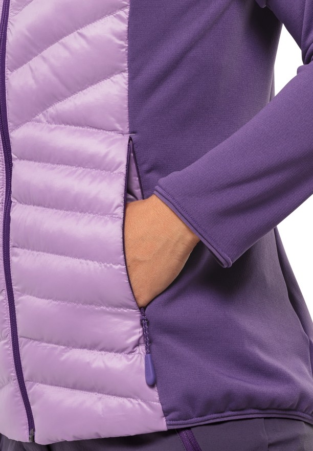 Jack Wolfskin Routeburn Pro Hybrid Jassen Dames Paars | 83610197