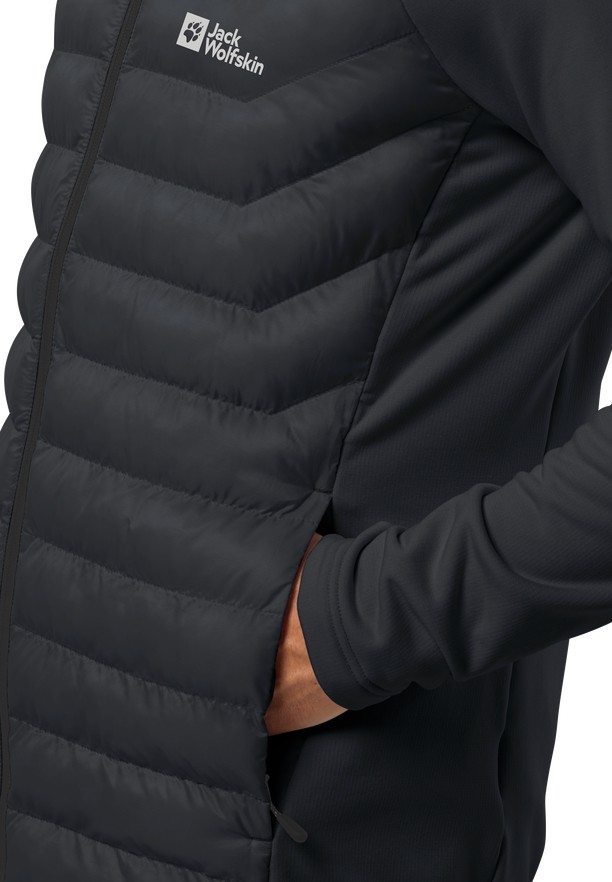 Jack Wolfskin Routeburn Pro Hybrid Jassen Heren Zwart | 82619479