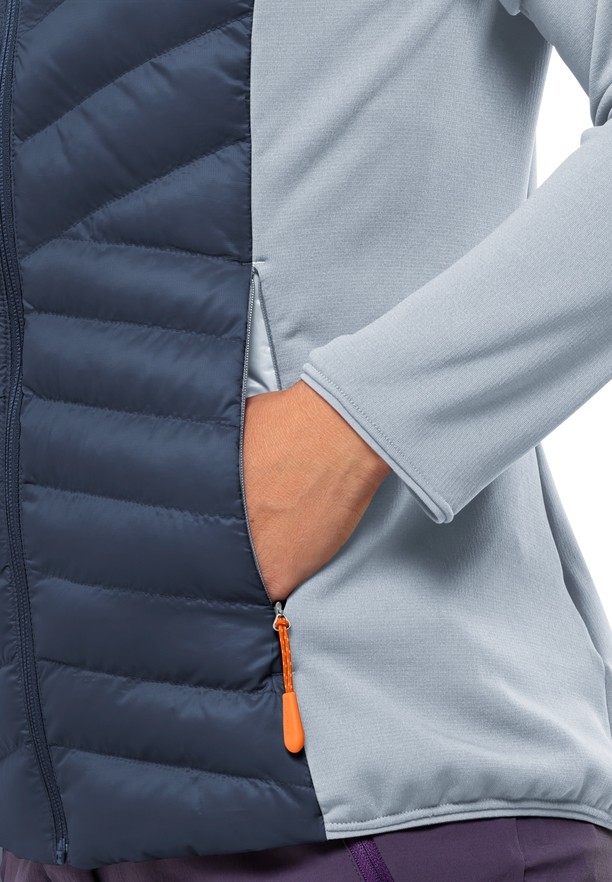 Jack Wolfskin Routeburn Pro Hybrid Jassen Dames Blauw | 68243999