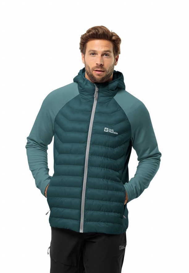 Jack Wolfskin Routeburn Pro Hybrid Jassen Heren Turquoise | 76068486