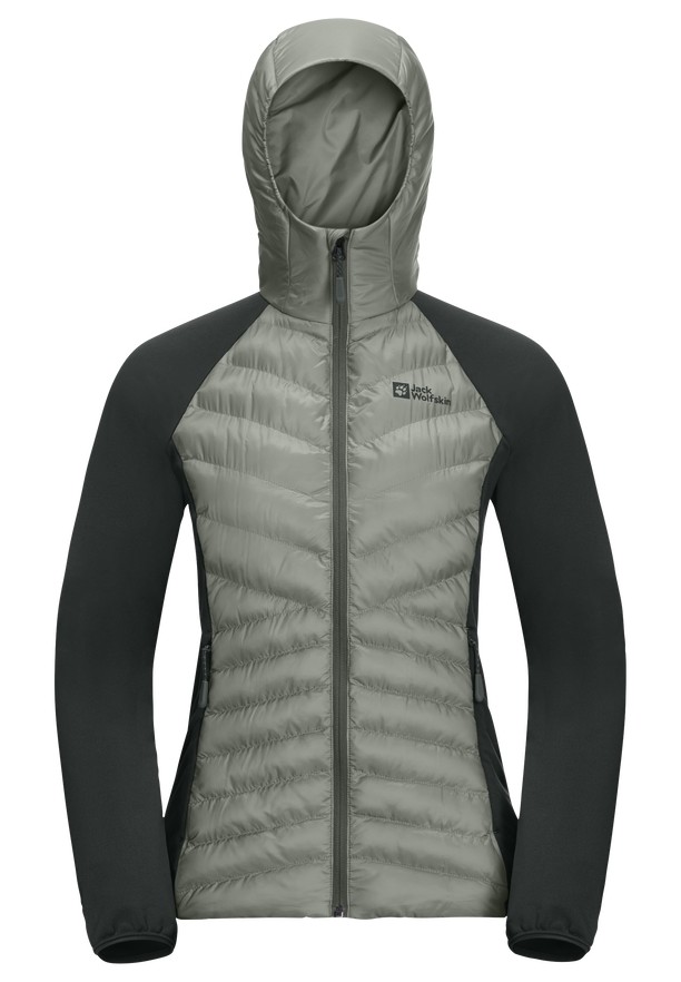 Jack Wolfskin Routeburn Pro Hybrid Jassen Dames Grijs | 77580208