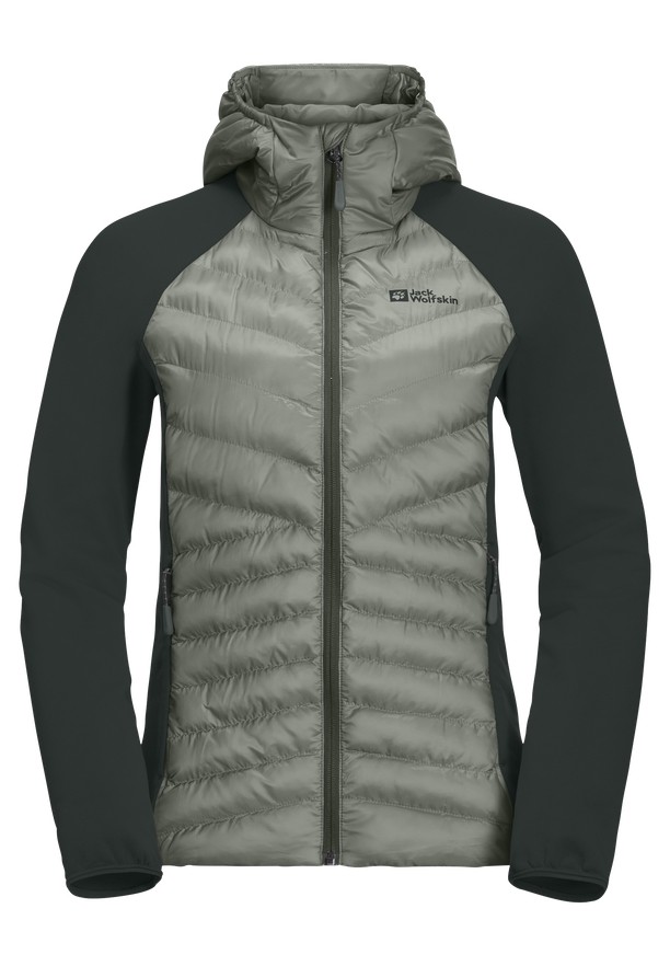Jack Wolfskin Routeburn Pro Hybrid Jassen Dames Grijs | 77580208
