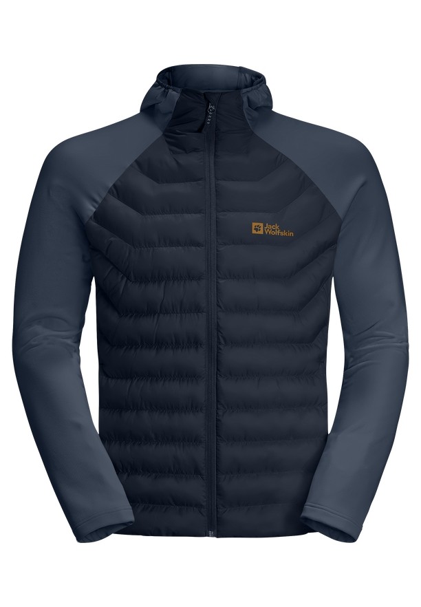 Jack Wolfskin Routeburn Pro Hybrid Jassen Heren Donkerblauw | 20030128