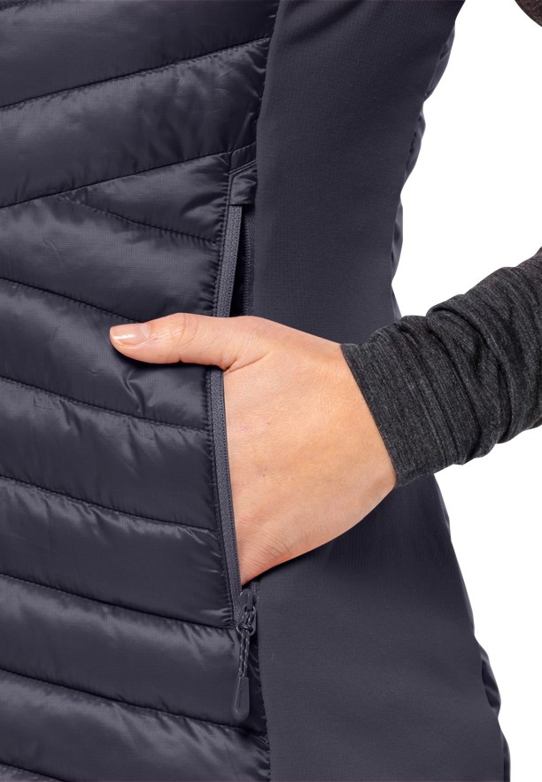 Jack Wolfskin Routeburn Pro Ins Vest Dames Donkerblauw | 37988979