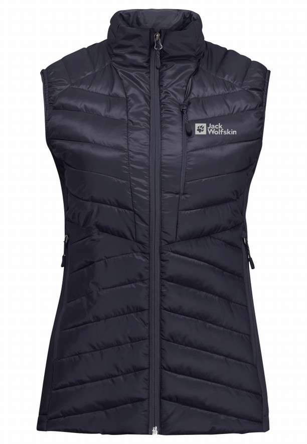 Jack Wolfskin Routeburn Pro Ins Vest Dames Donkerblauw | 93177256