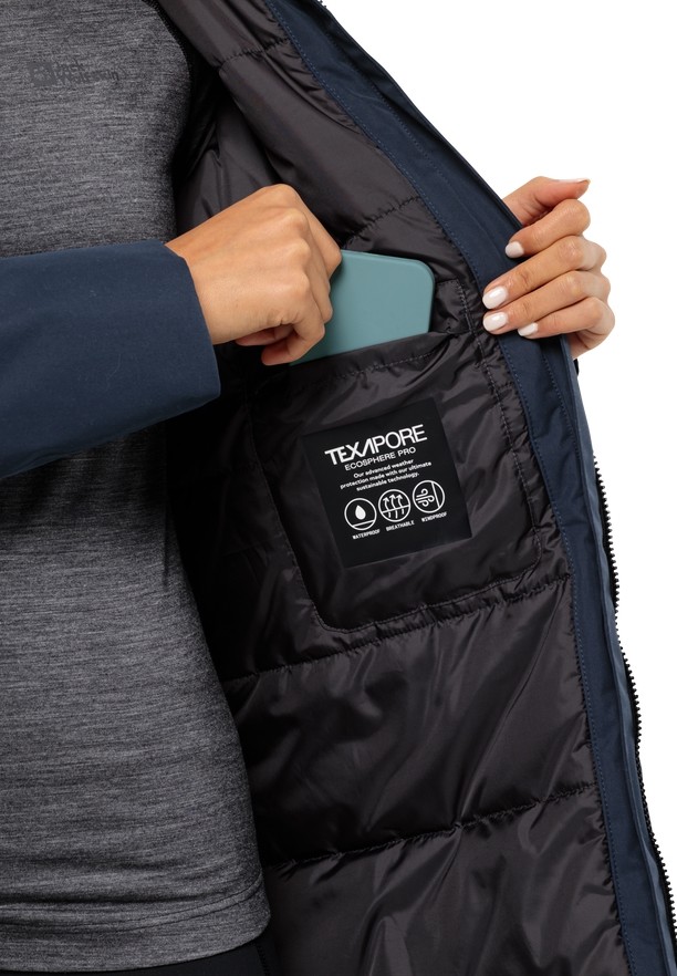 Jack Wolfskin Salier Jassen Dames Donkerblauw | 20331282