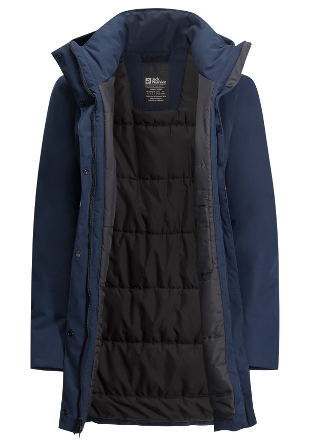 Jack Wolfskin Salier Jassen Dames Donkerblauw | 20331282