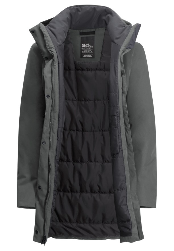 Jack Wolfskin Salier Jassen Dames Grijs | 91546184