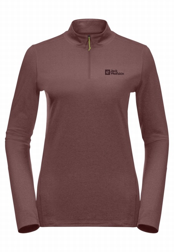 Jack Wolfskin Skyhermal Hz T-shirts Dames Rood | 71052134