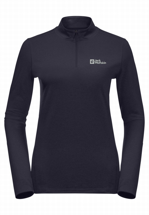 Jack Wolfskin Skyhermal Hz T-shirts Dames Donkerblauw | 94419025