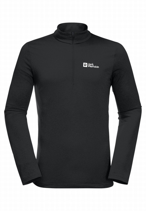 Jack Wolfskin Skyhermal Hz T-shirts Heren Zwart | 16580459