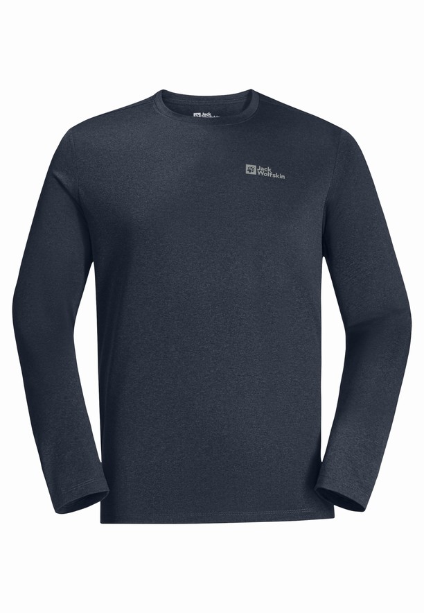 Jack Wolfskin Skyhermal L/s T-shirts Heren Donkerblauw | 37837973