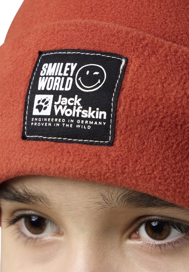 Jack Wolfskin Smileyworld Teen Muts Heren Rood | 69516493