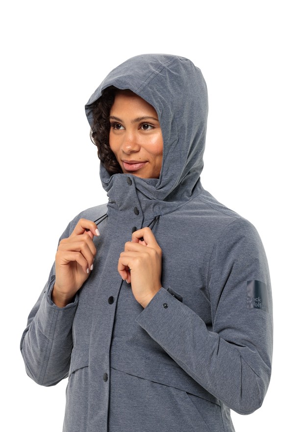Jack Wolfskin Snowy Park Winterjassen Dames Donkerblauw | 23800267