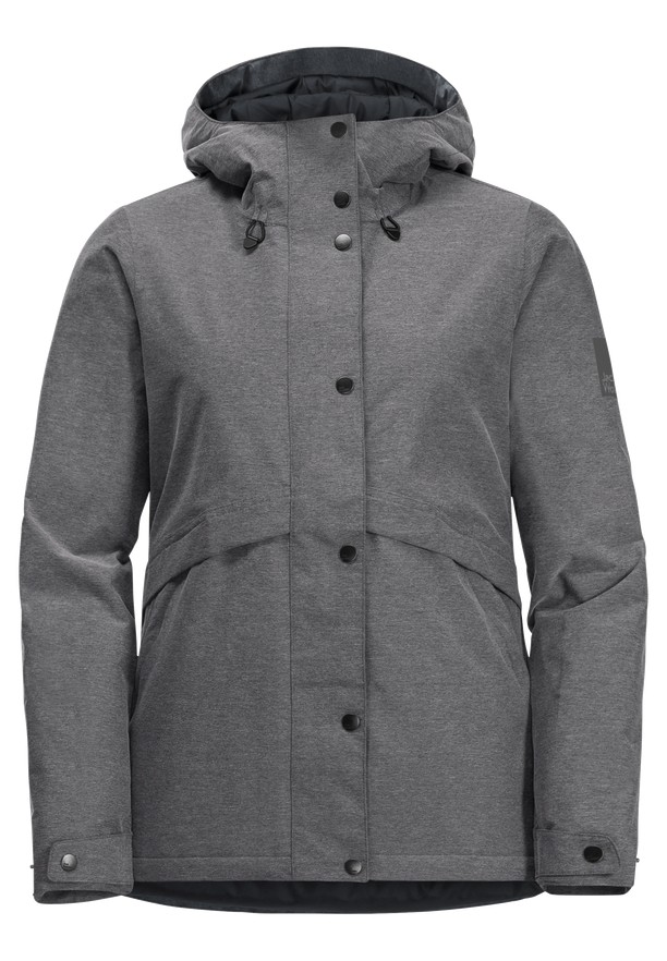 Jack Wolfskin Snowy Park Winterjassen Dames Grijs | 13971875
