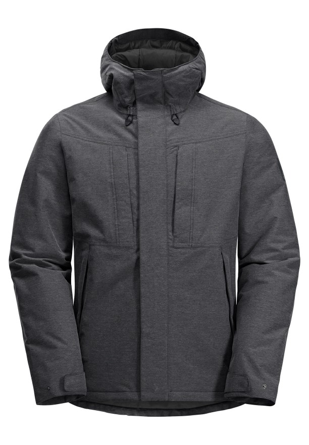 Jack Wolfskin Snowy Park Winterjassen Heren Zwart | 58055320