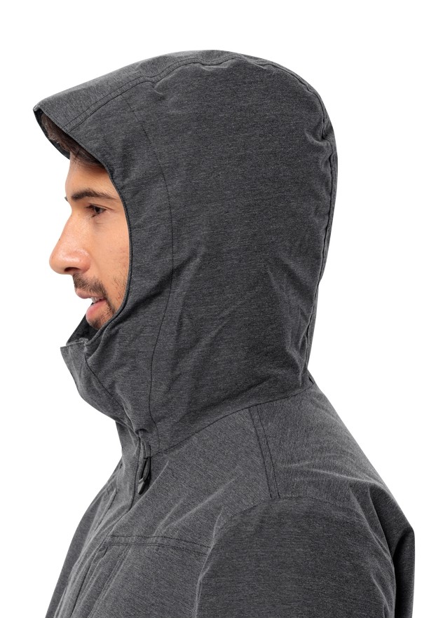 Jack Wolfskin Snowy Park Winterjassen Heren Zwart | 58055320