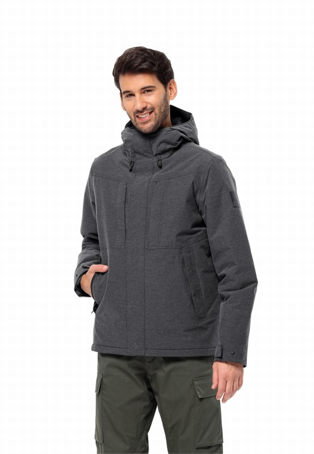 Jack Wolfskin Snowy Park Winterjassen Heren Zwart | 58055320