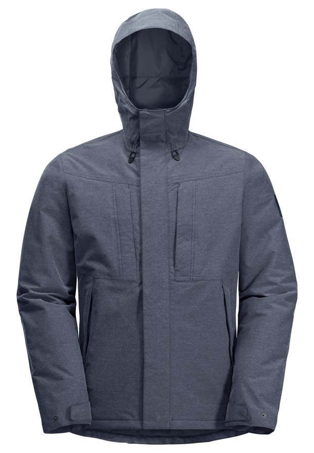 Jack Wolfskin Snowy Park Winterjassen Heren Donkerblauw | 53474817