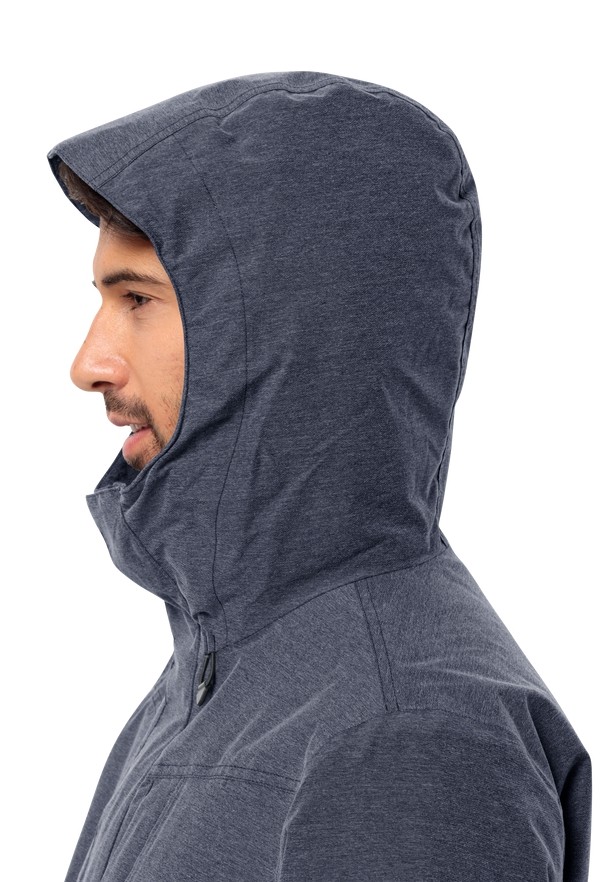 Jack Wolfskin Snowy Park Winterjassen Heren Donkerblauw | 53474817
