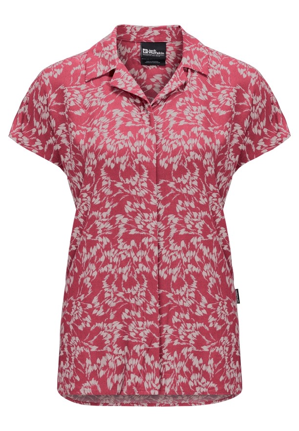 Jack Wolfskin Sommerwiese Overhemd Dames Rood | 70592506