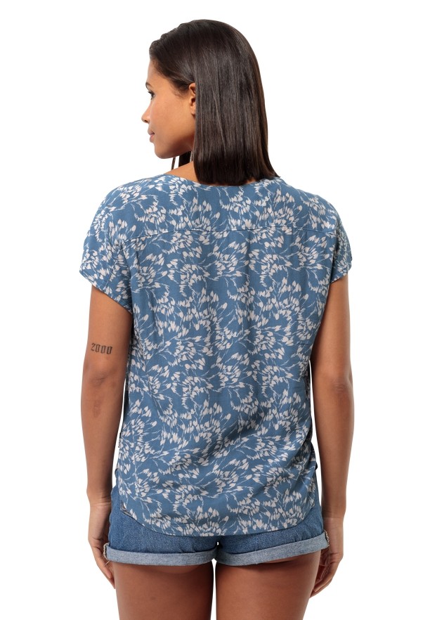 Jack Wolfskin Sommerwiese T-shirts Dames Blauw | 73756312
