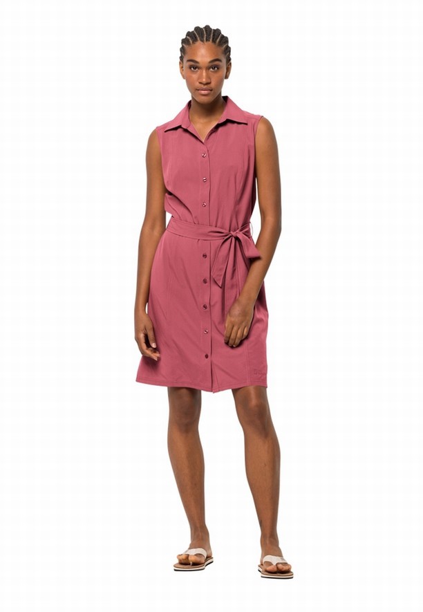 Jack Wolfskin Sonora Jurk Dames Roze | 28140531