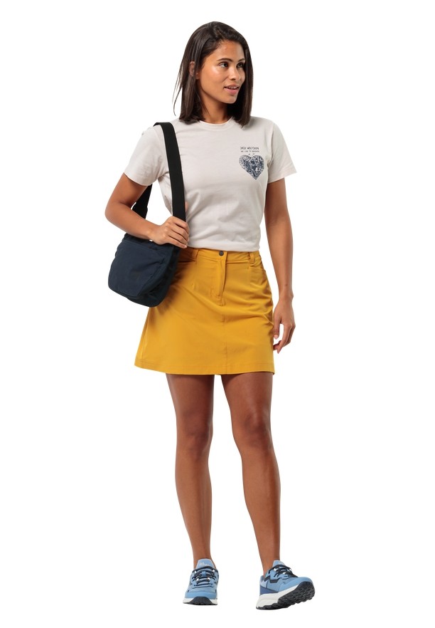 Jack Wolfskin Sonora Korte Rok Dames Geel | 21343852