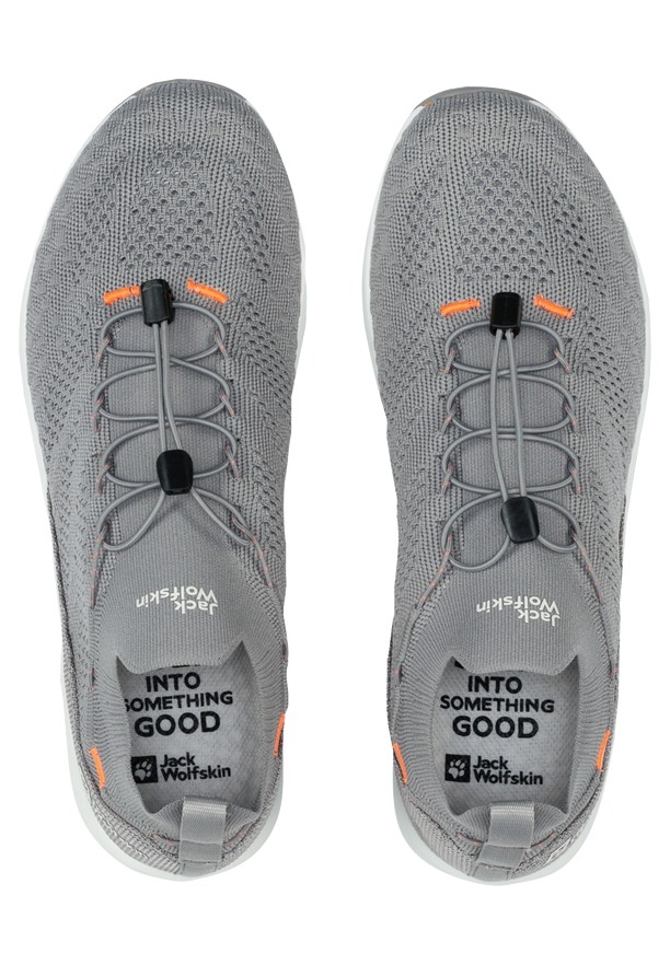 Jack Wolfskin Spirit Knit Low Sneakers Heren Grijs | 20441835