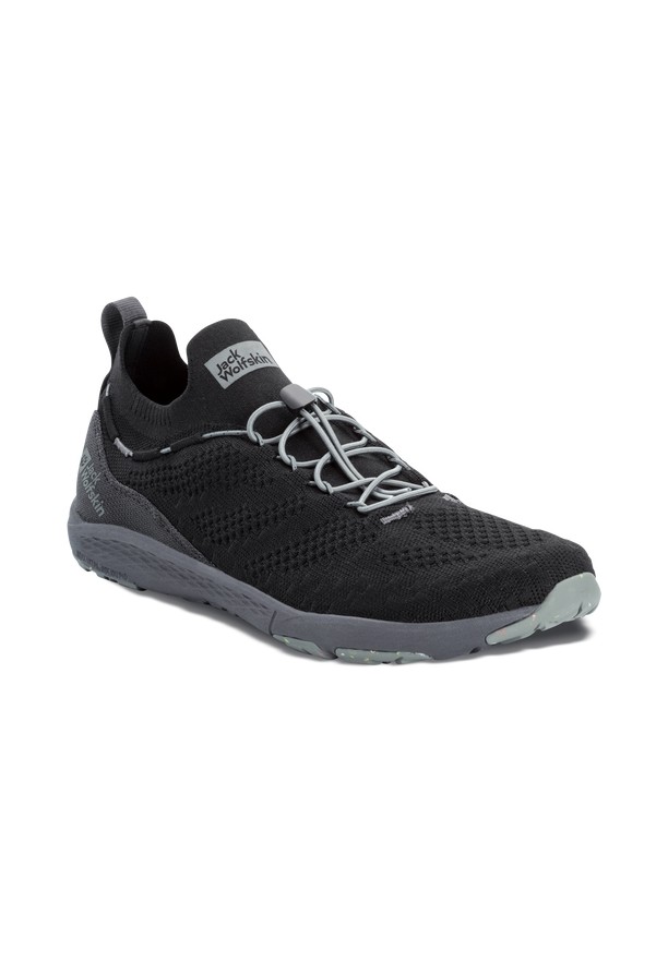 Jack Wolfskin Spirit Knit Low Sneakers Heren Zwart | 28805563