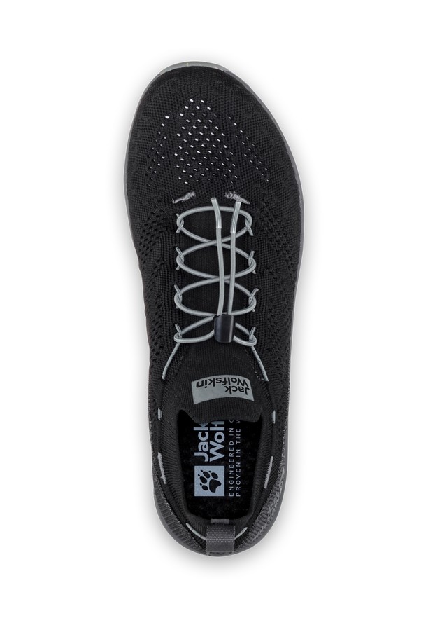 Jack Wolfskin Spirit Knit Low Sneakers Heren Zwart | 28805563