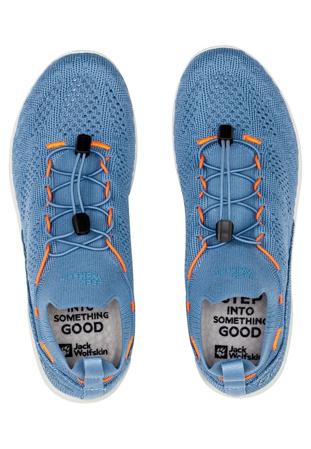 Jack Wolfskin Spirit Knit Low Wandelschoenen Dames Blauw | 10601031