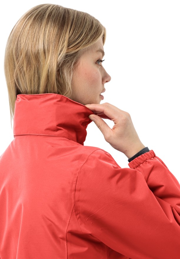 Jack Wolfskin Stormy Point 2l Regenjassen Dames Rood | 65677226