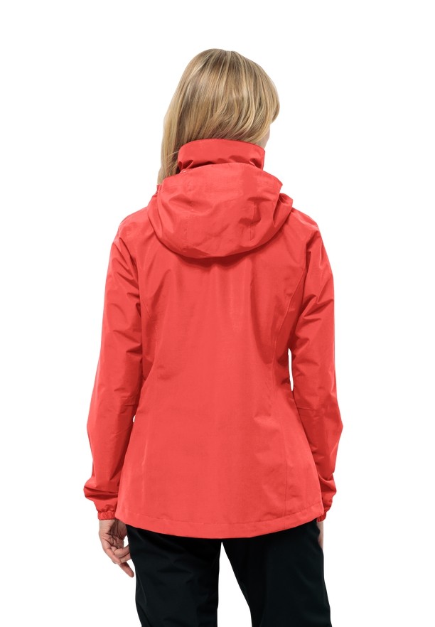 Jack Wolfskin Stormy Point 2l Regenjassen Dames Rood | 65677226