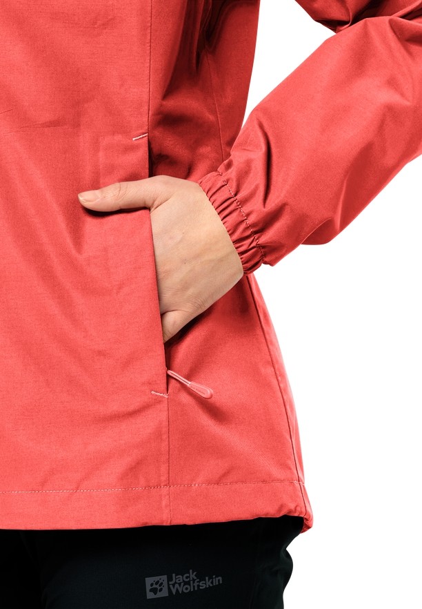 Jack Wolfskin Stormy Point 2l Regenjassen Dames Rood | 65677226