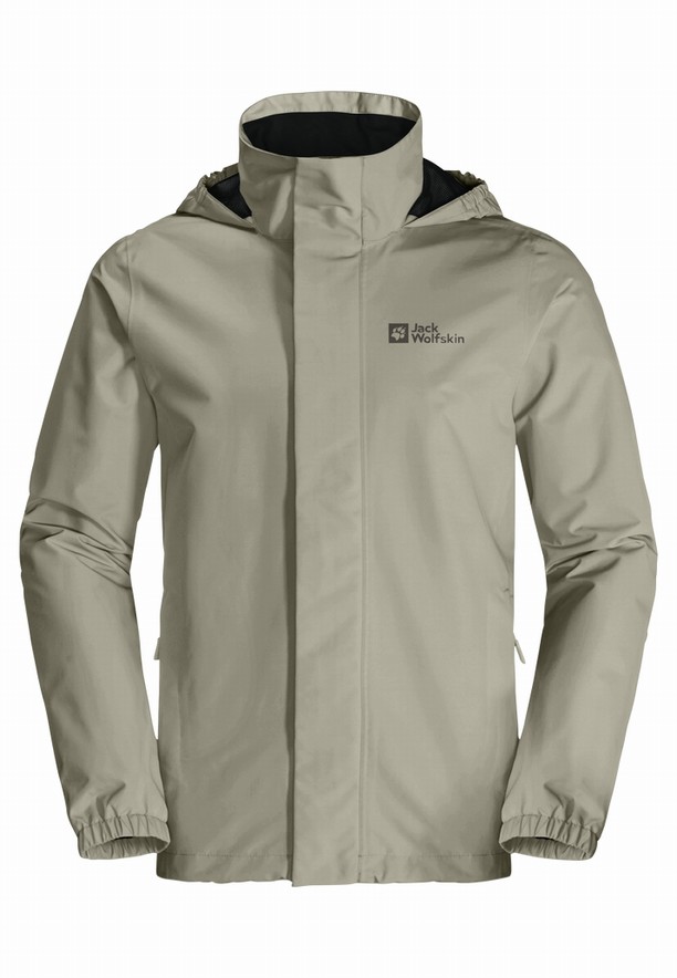 Jack Wolfskin Stormy Point 2l Regenjassen Heren Grijs | 60712275