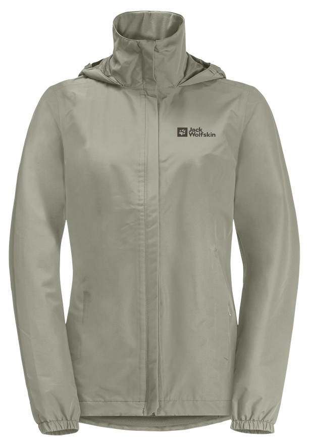 Jack Wolfskin Stormy Point 2l Regenjassen Dames Grijs | 36476773