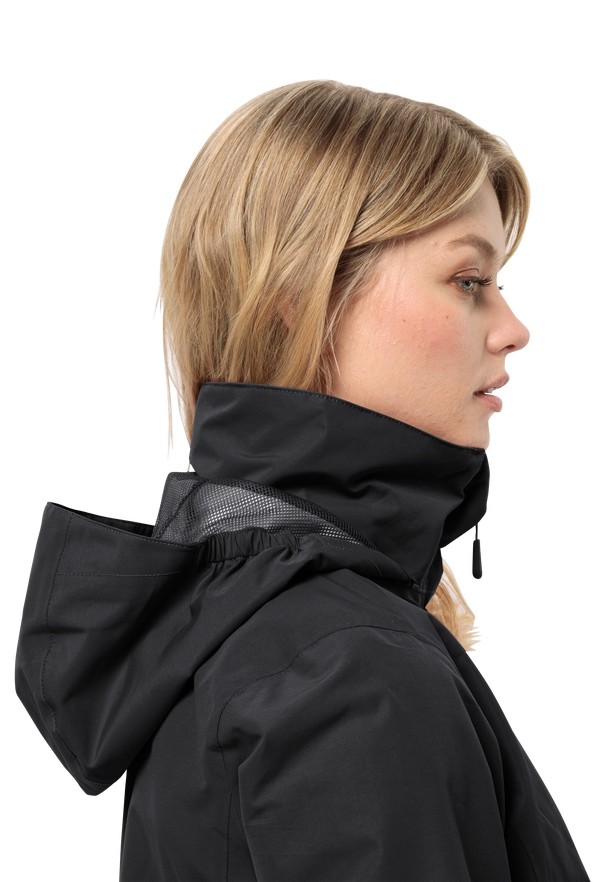 Jack Wolfskin Stormy Point 2l Regenjassen Dames Zwart | 46972543