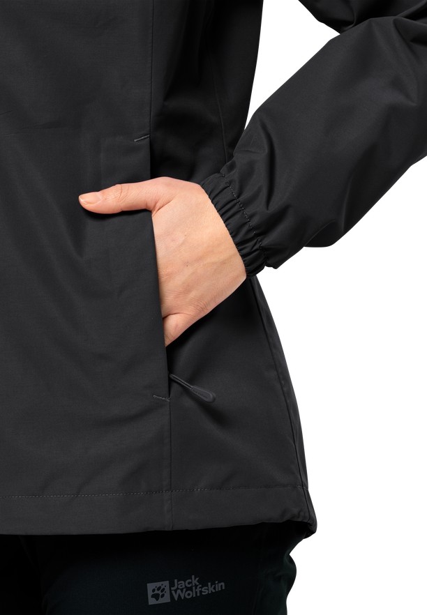 Jack Wolfskin Stormy Point 2l Regenjassen Dames Zwart | 46972543