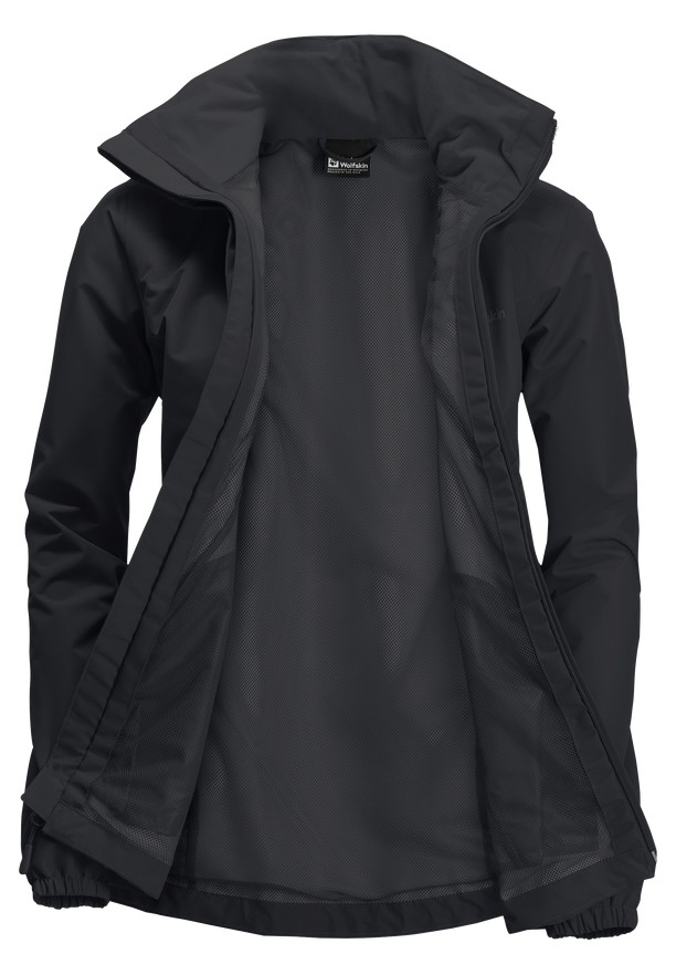 Jack Wolfskin Stormy Point 2l Regenjassen Dames Zwart | 46972543