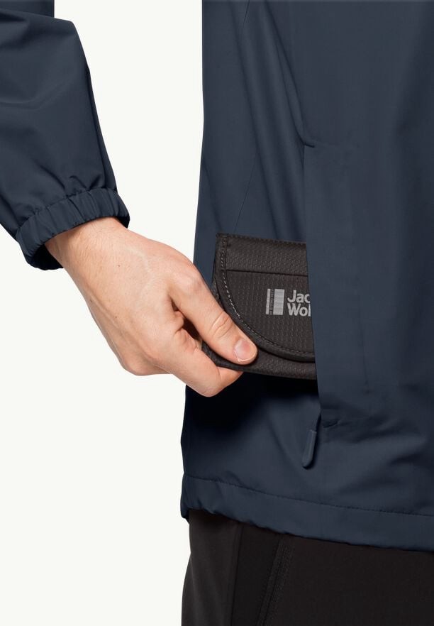 Jack Wolfskin Stormy Point 2l Regenjassen Heren Donkerblauw | 52363669