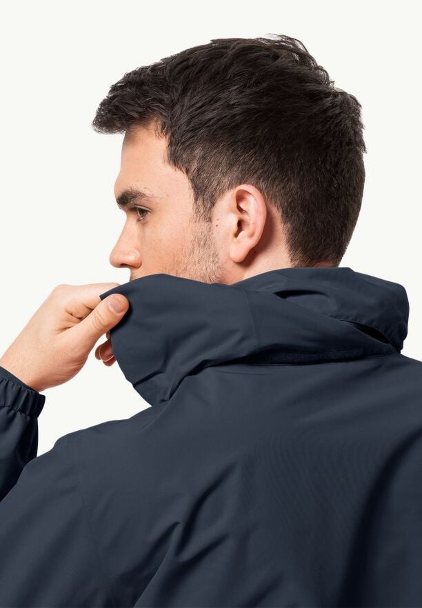Jack Wolfskin Stormy Point 2l Regenjassen Heren Donkerblauw | 52363669