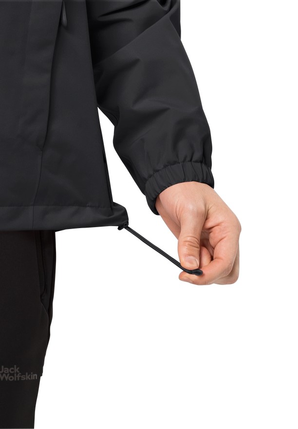 Jack Wolfskin Stormy Point 2l Regenjassen Heren Zwart | 12191767