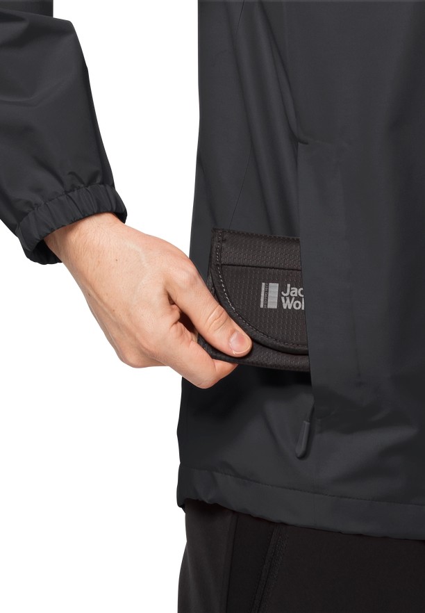 Jack Wolfskin Stormy Point 2l Regenjassen Heren Zwart | 12191767